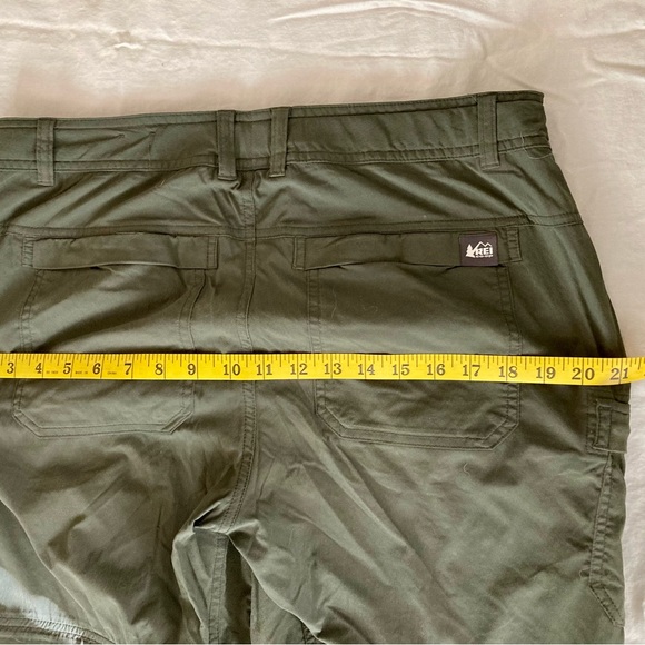 REI Sahara Convertible Hiking Pants 12P Olive green - Picture 4 of 8